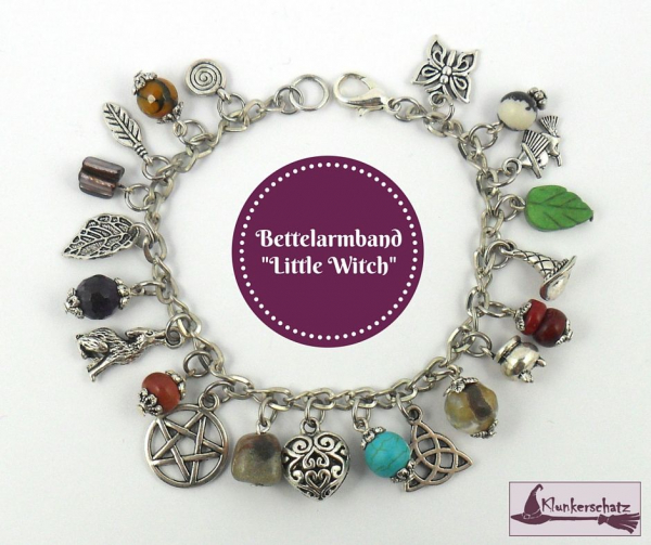 Auftragsarbeit nach Kundenwunsch - Bettelarmband "Little Witch"